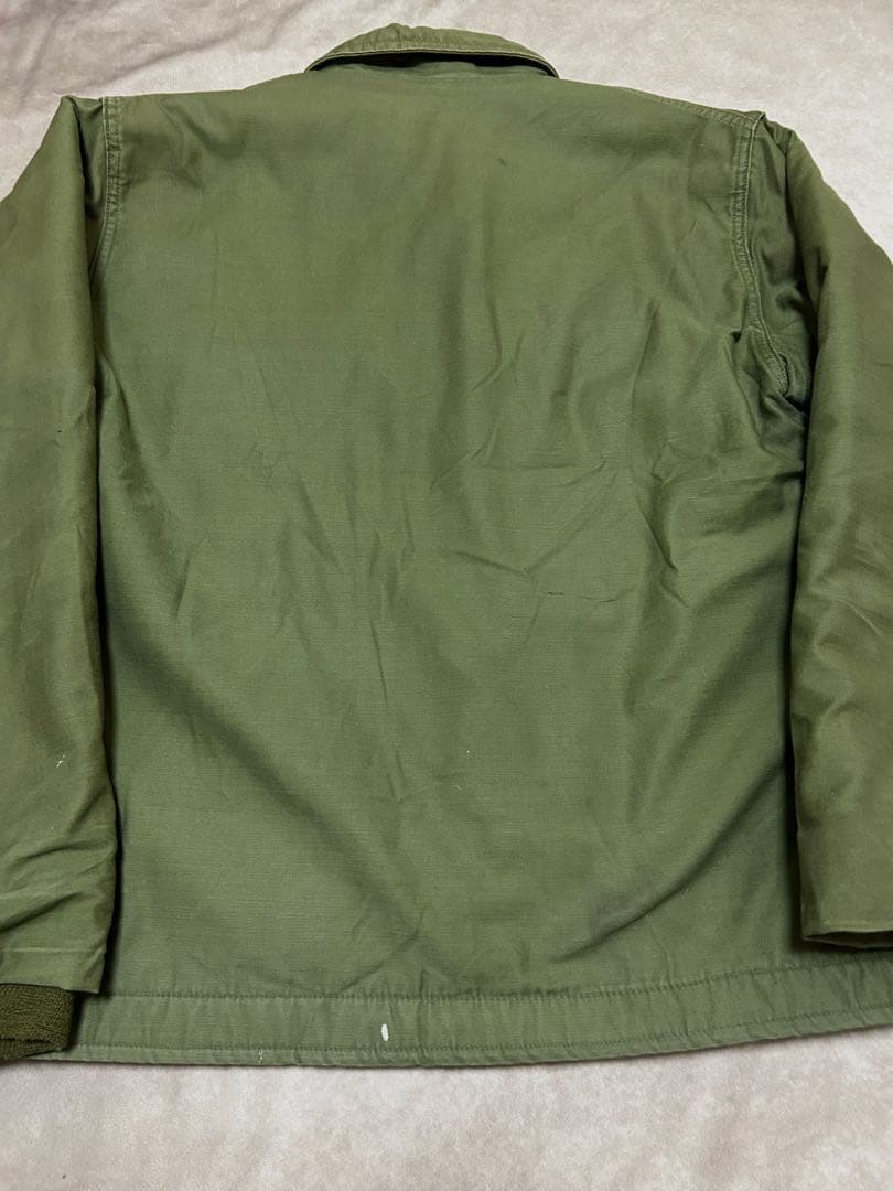 70s US Navy A-2 デッキジャケット Large 42 44