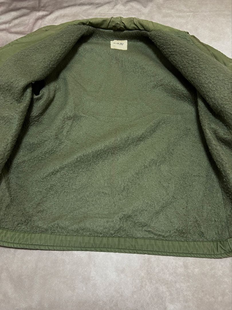 70s US Navy A-2 デッキジャケット Large 42 44