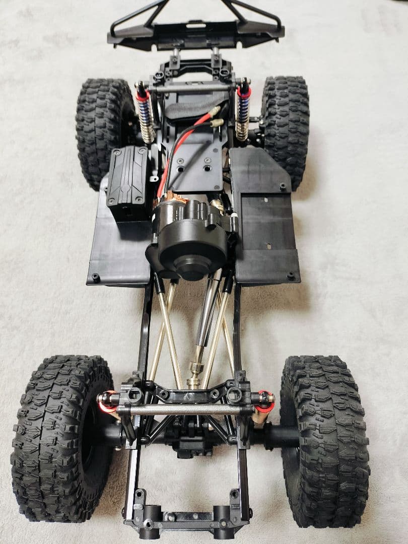 313mmホイールベースシャーシフレーム、1/10軸用　RCクローラー