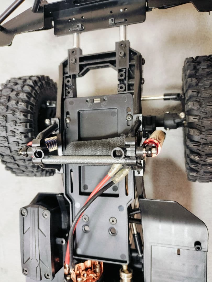 313mmホイールベースシャーシフレーム、1/10軸用　RCクローラー