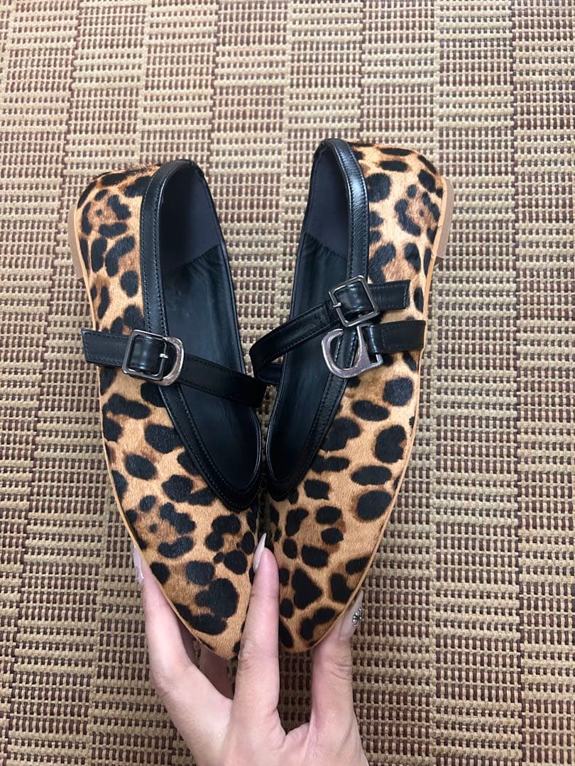 spick&span レオパードメリージェーン