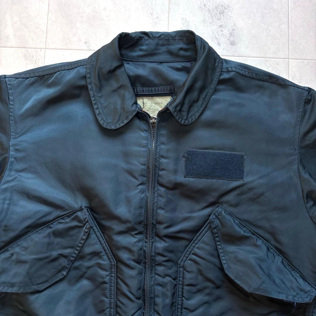 【USA製】90s アルファ CWU-45P フライトジャケット 短丈 L