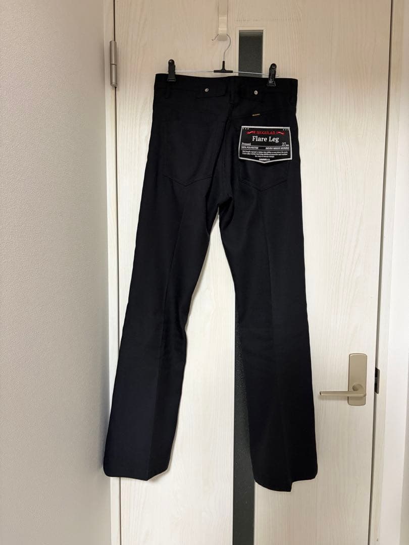 DAIRIKU “Flare“ Pressed Pants 27インチ ブラック