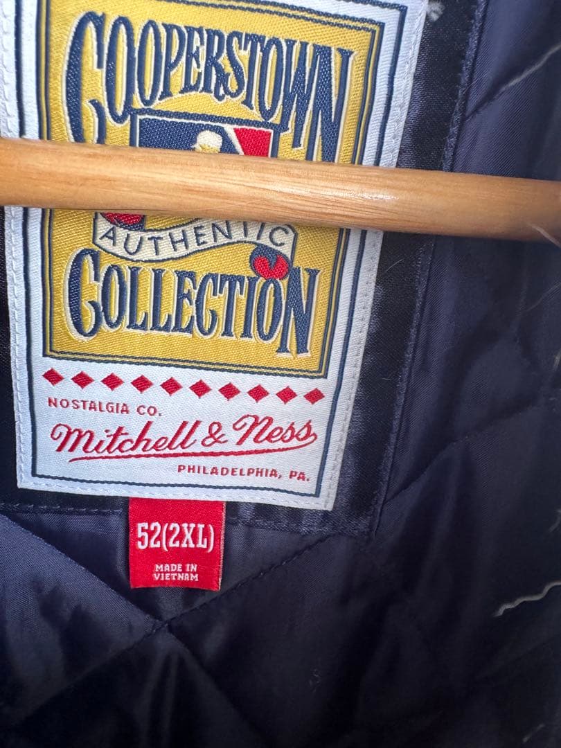 Yankees サテンスタジャン ネイビー