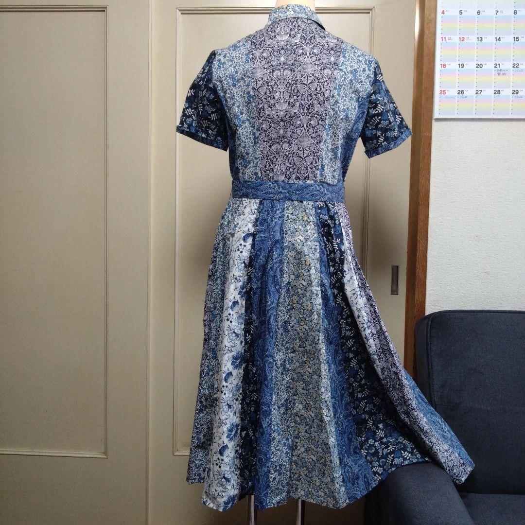 haname　完売✨ スキャパ　リバティプリントパッチワークワンピース