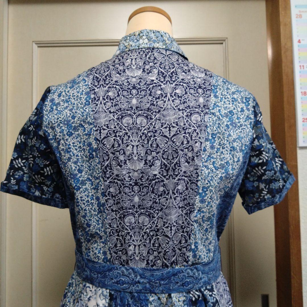 haname　完売✨ スキャパ　リバティプリントパッチワークワンピース