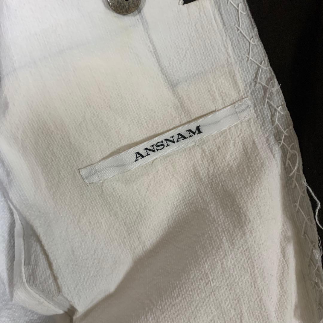 ANSNAM ブラウン スーツ スラックス