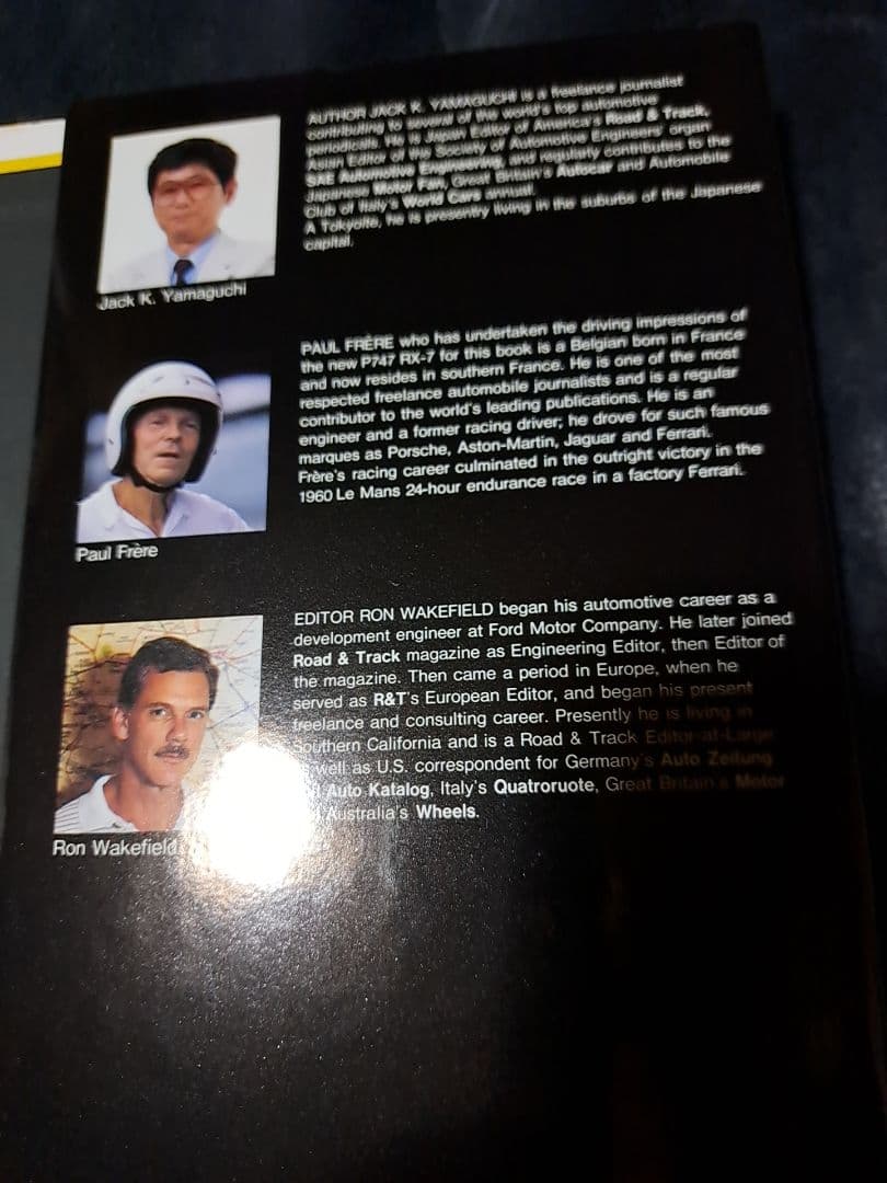 希少 マツダ　RX-7 FC 洋書 日本語解説書付き