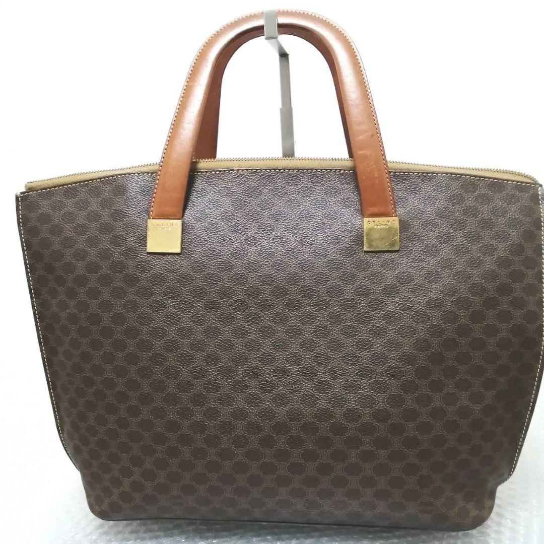 【3日間限定SALE】A4収納可　CELINE　セリーヌ　バッグ　マカダム柄