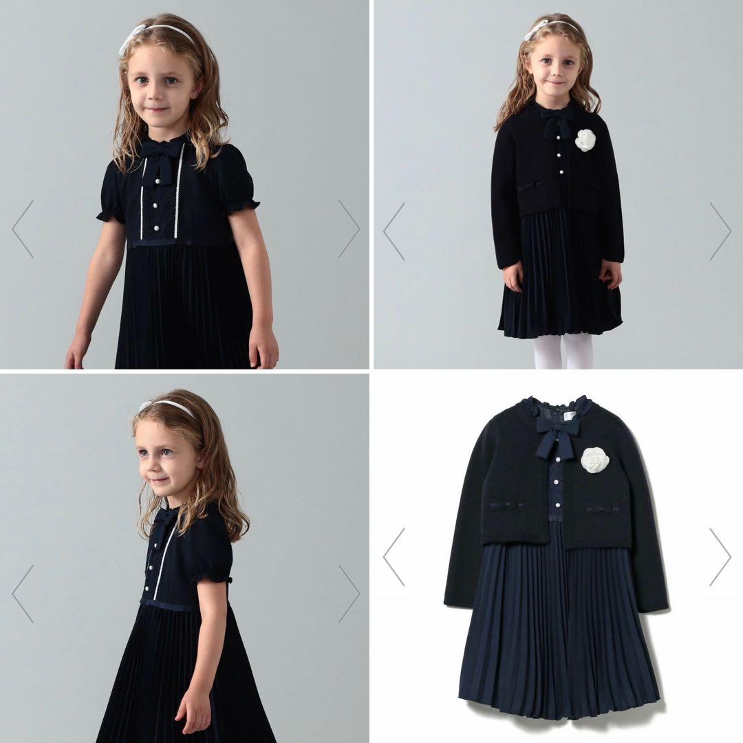 【クリーニング済】CHOPINこどもビームス ミラノリブジャケット&ワンピース