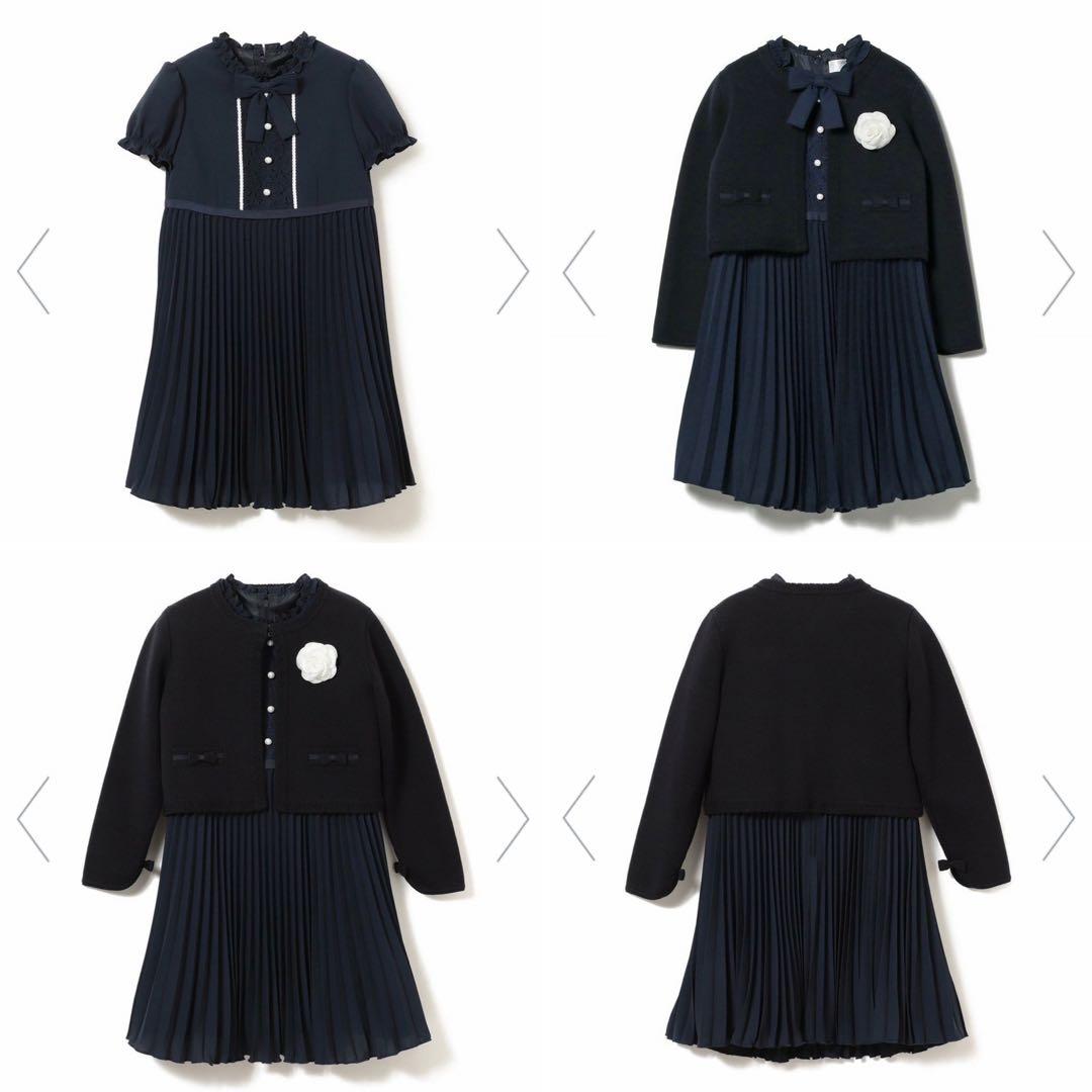 【クリーニング済】CHOPINこどもビームス ミラノリブジャケット&ワンピース