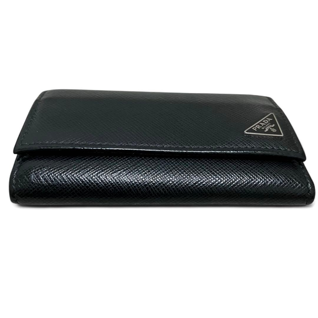 syunki 様PRADA プラダ サフィアーノレザー 6連キーケース ブラック