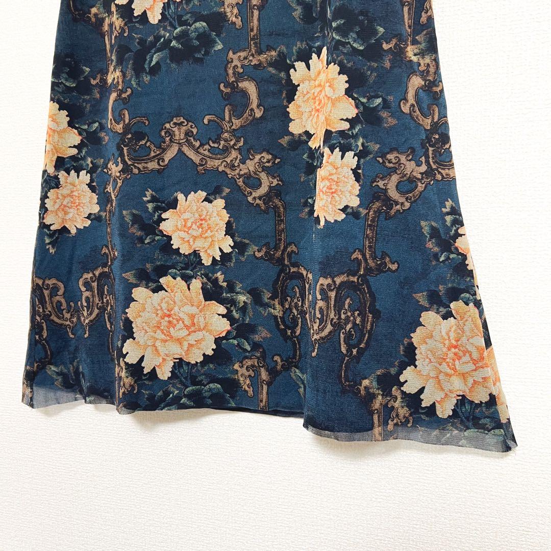 ヴィヴィアンタム　パワーネット　花柄　スカート