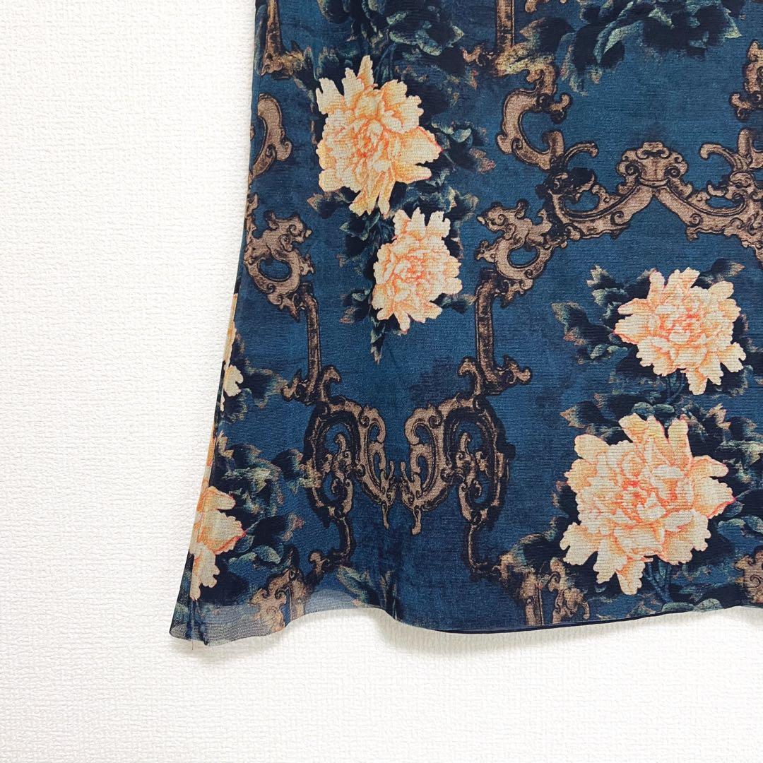 ヴィヴィアンタム　パワーネット　花柄　スカート