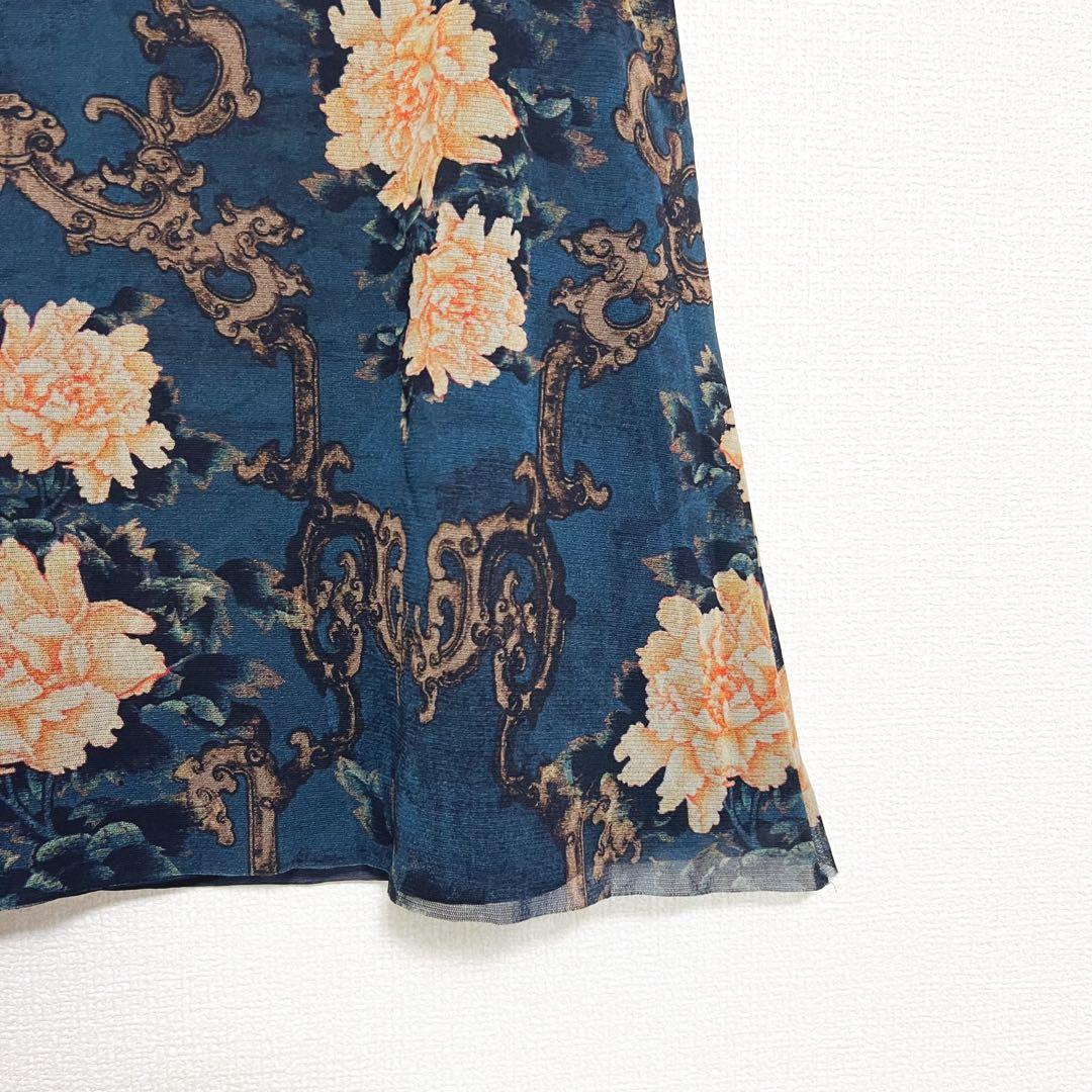 ヴィヴィアンタム　パワーネット　花柄　スカート