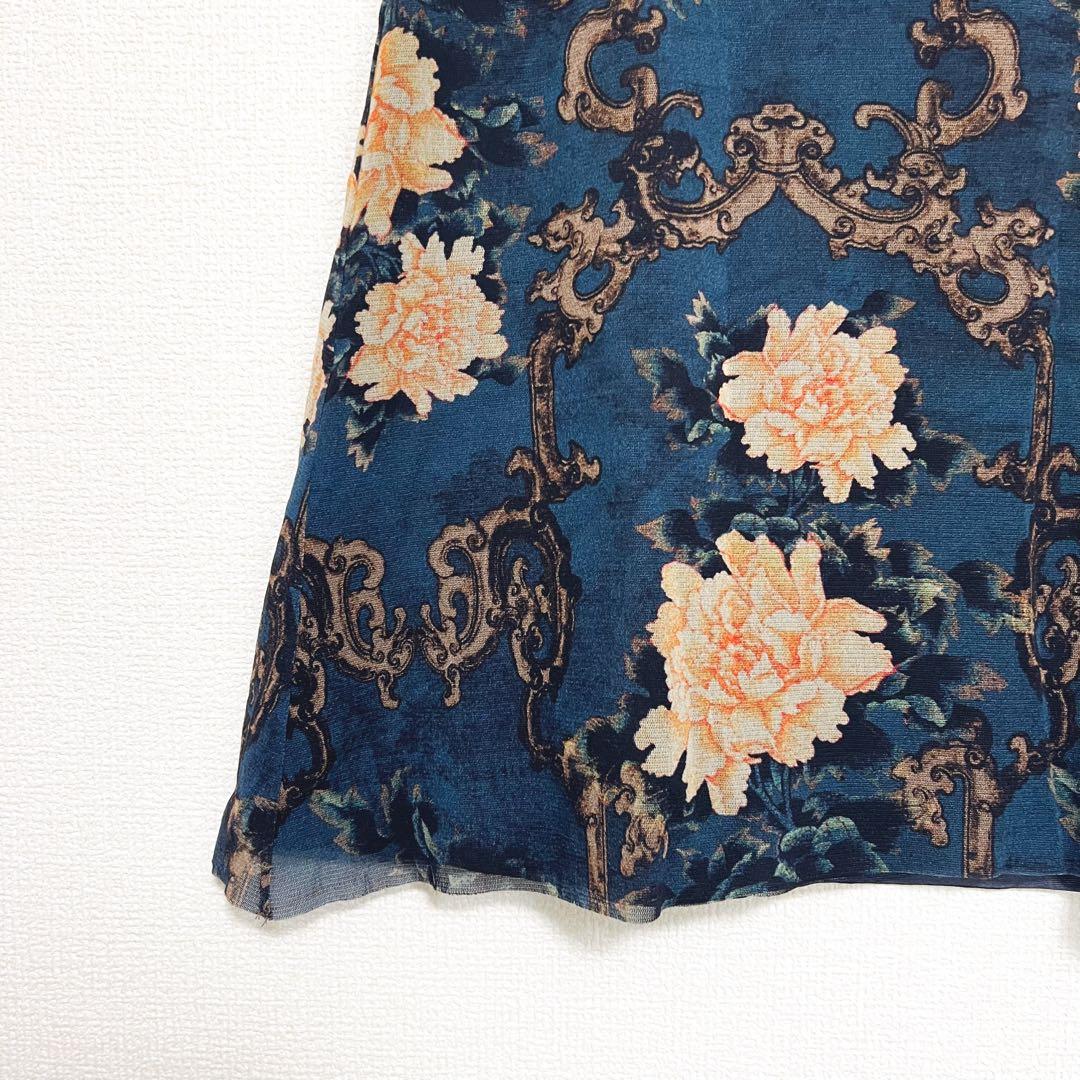 ヴィヴィアンタム　パワーネット　花柄　スカート