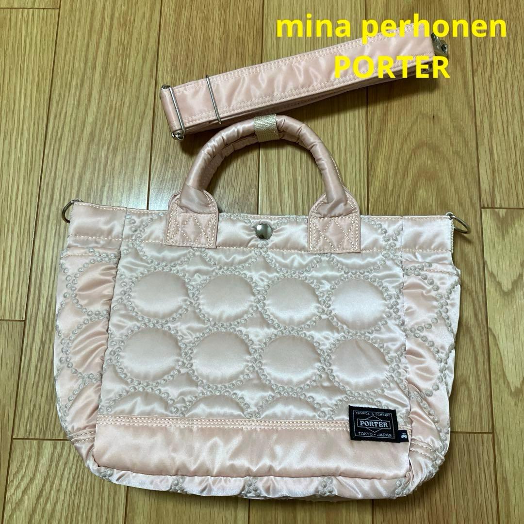 バッグ mina perhonen x PORTER 2WAY TOTE BAG