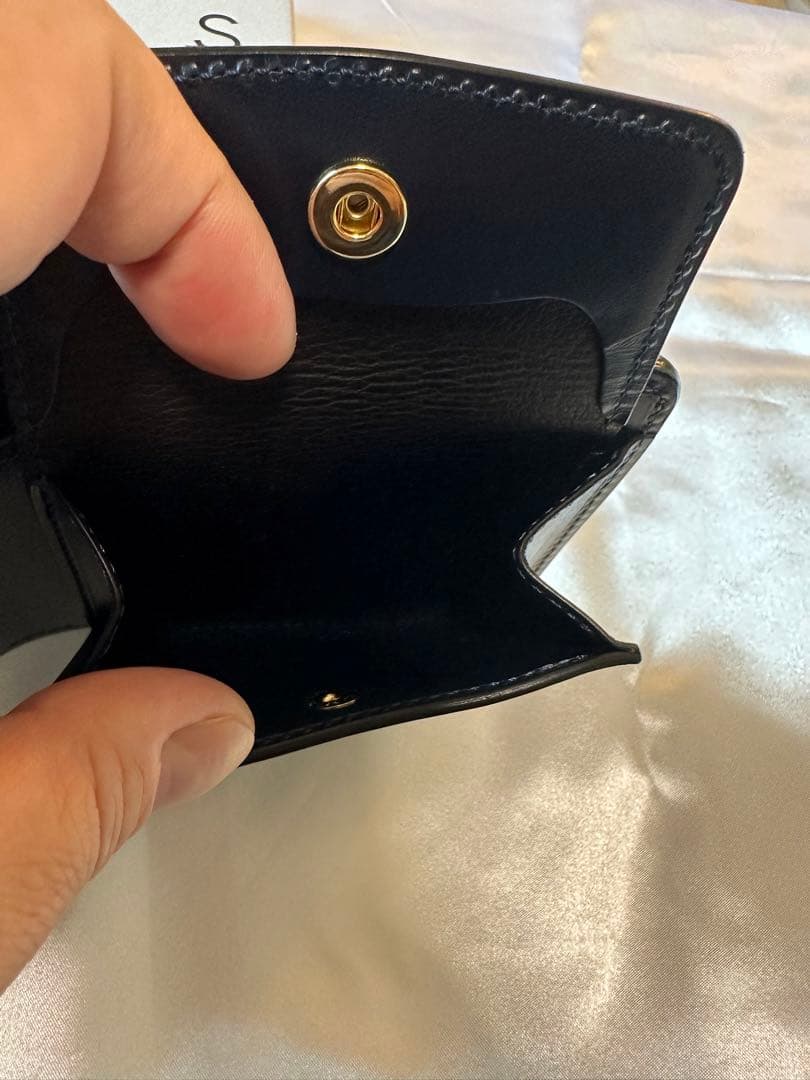 貴重 WILDSWANS 藍染クロコダイル グラウンダー