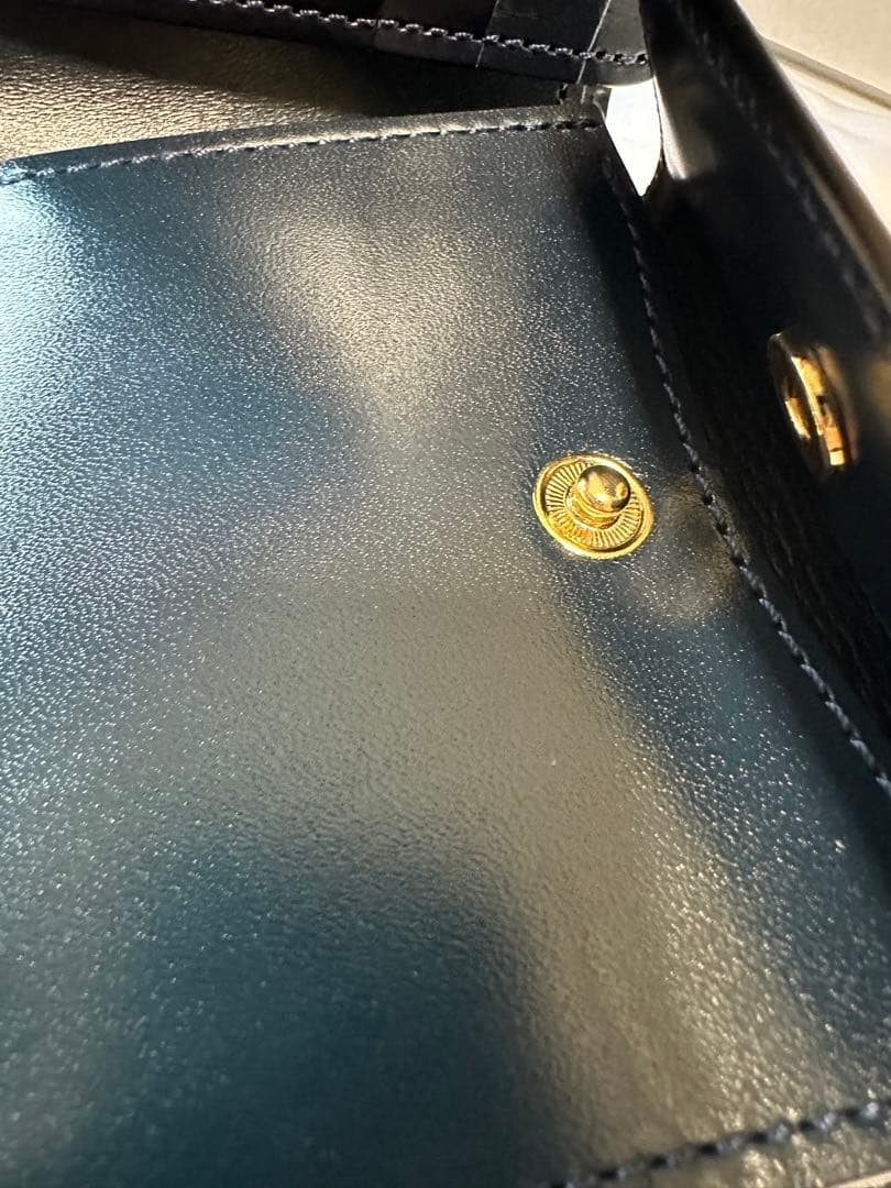 貴重 WILDSWANS 藍染クロコダイル グラウンダー