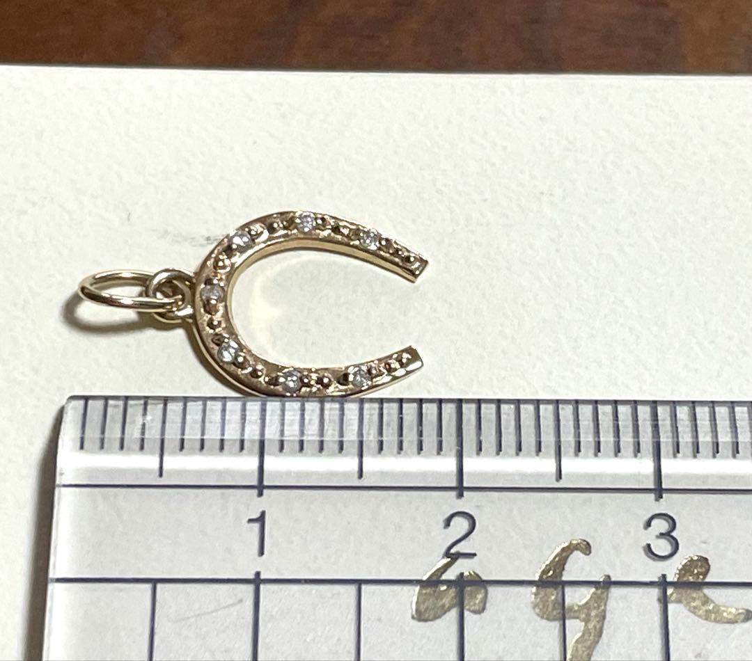 アガット　ネックレスチャーム　ダイヤ　K10