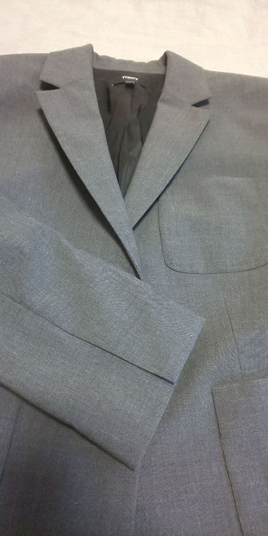 【Theory】Traceable Wool Shrkn Patch S グレー