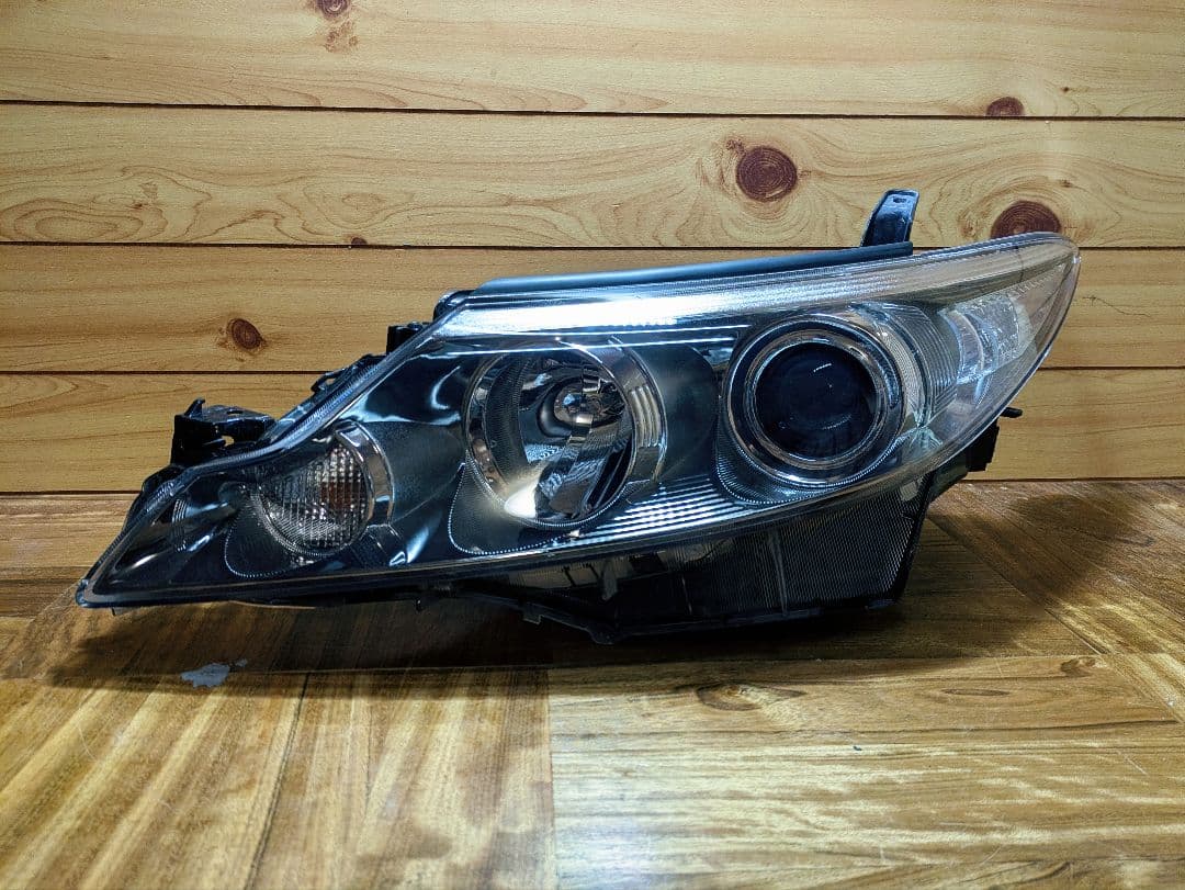 50エスティマ 純正ヘッドライト ACR50 黄ばみ無し コーティング済