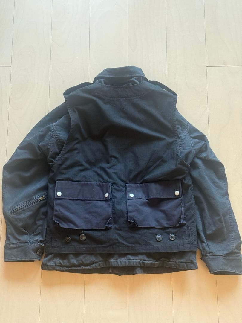 レア UNDERCOVER 解体レイヤードアーミーブルゾン アンダーカバー