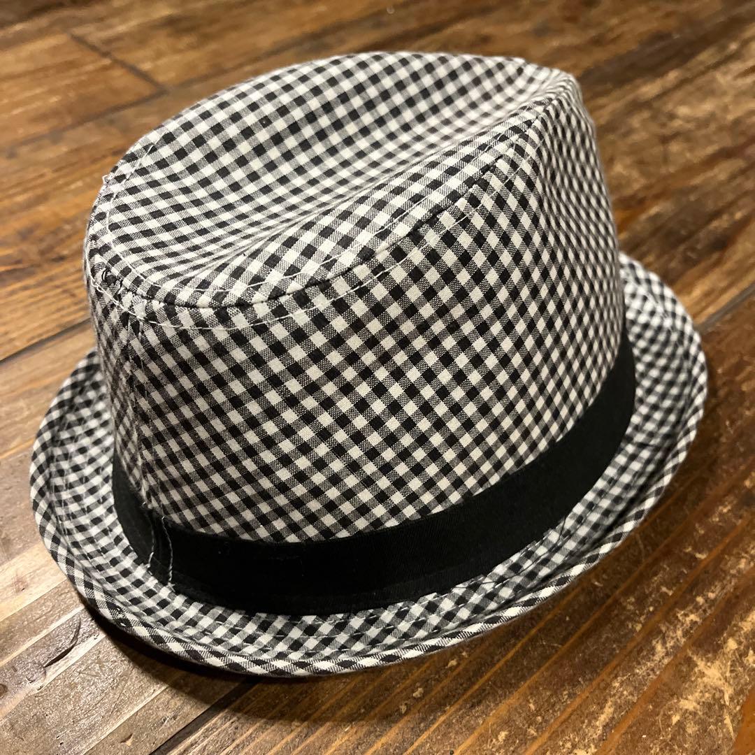 【未使用】rough&swell ラフアンドスウェル ハット チェック