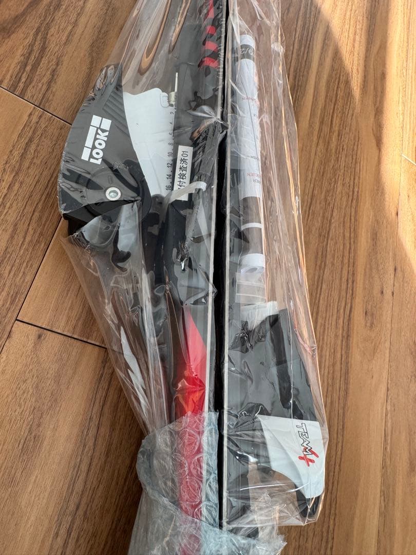 ジュニア　スキー板　100㎝ SWALLOW LOOKビンディング　セット