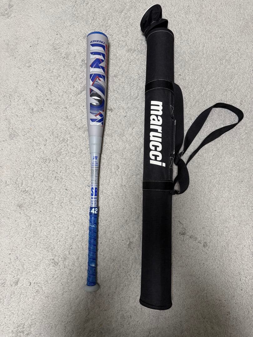青ワニ　marucci 軟式バット 78cm バットケース付　少年野球　JSBB