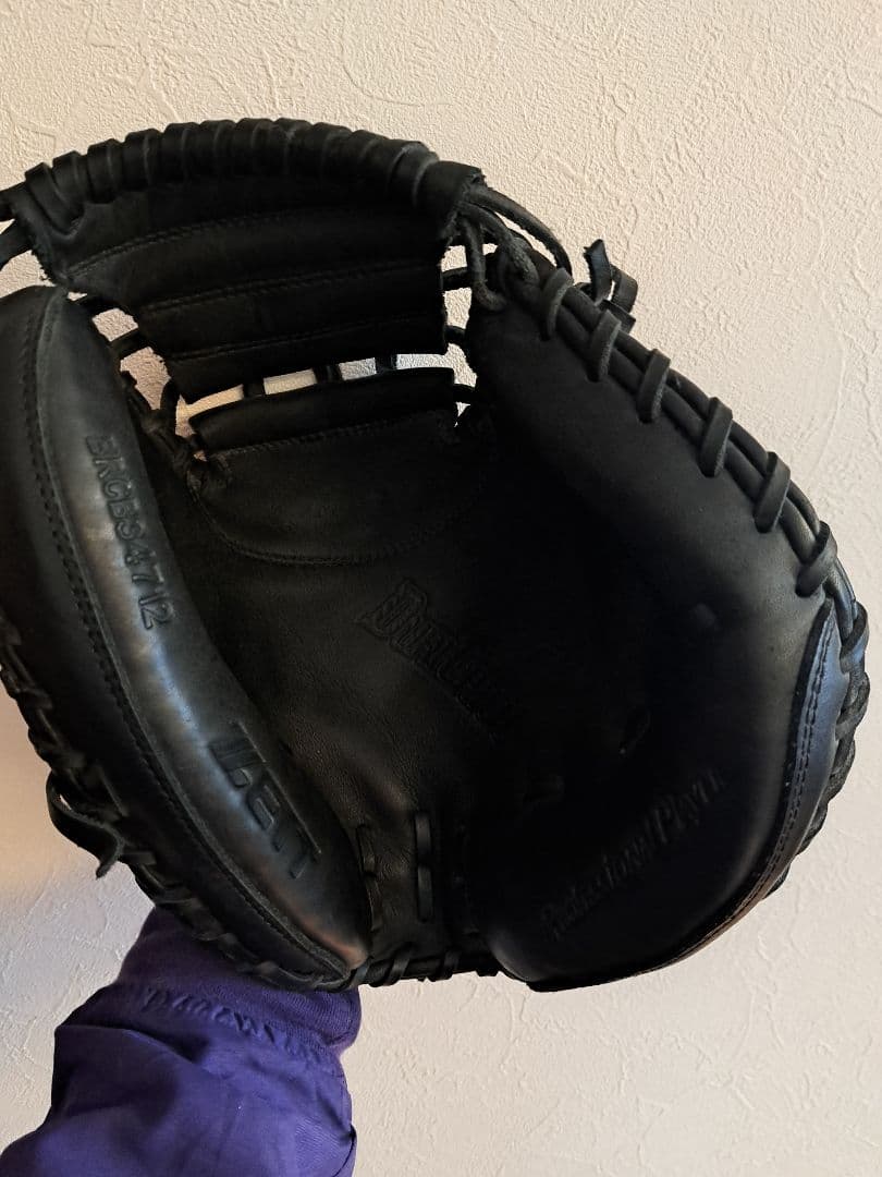 ZETT 軟式キャッチャーミット ブラック デュアルキャッチ