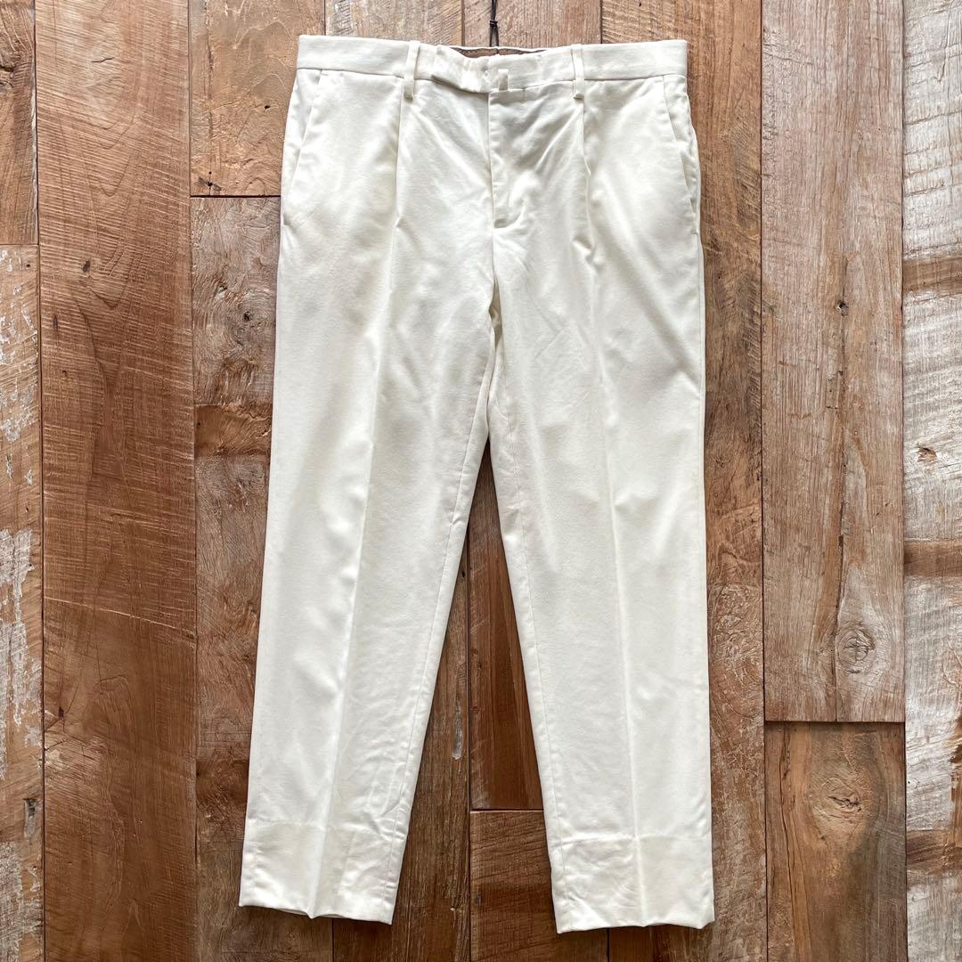 【極美品】BRIGLIA 1949 テーパード ウール スラックス パンツ 46