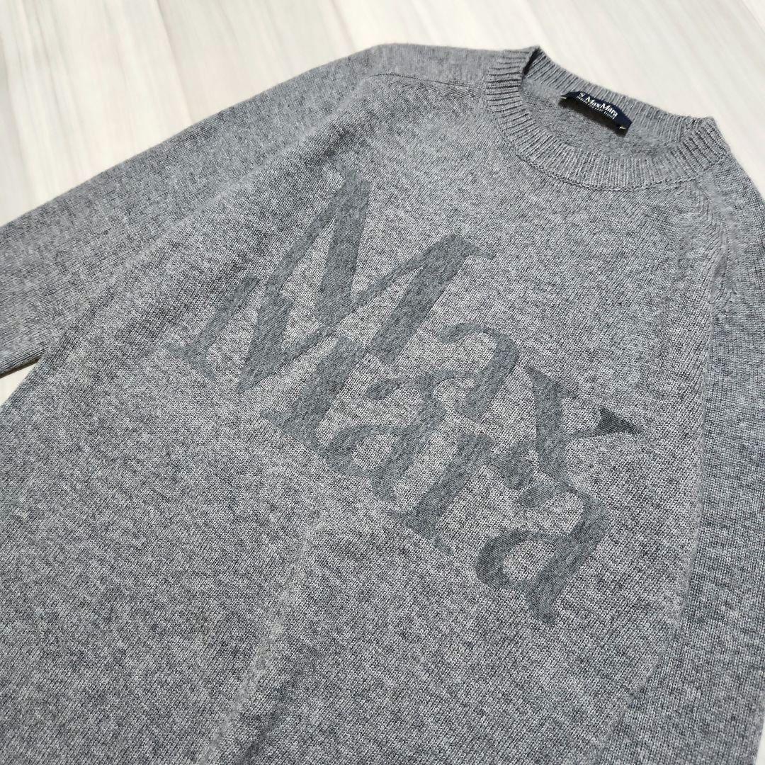 美品☆'S Max Mara☆ニットワンピース ウールカシミヤ S グレー