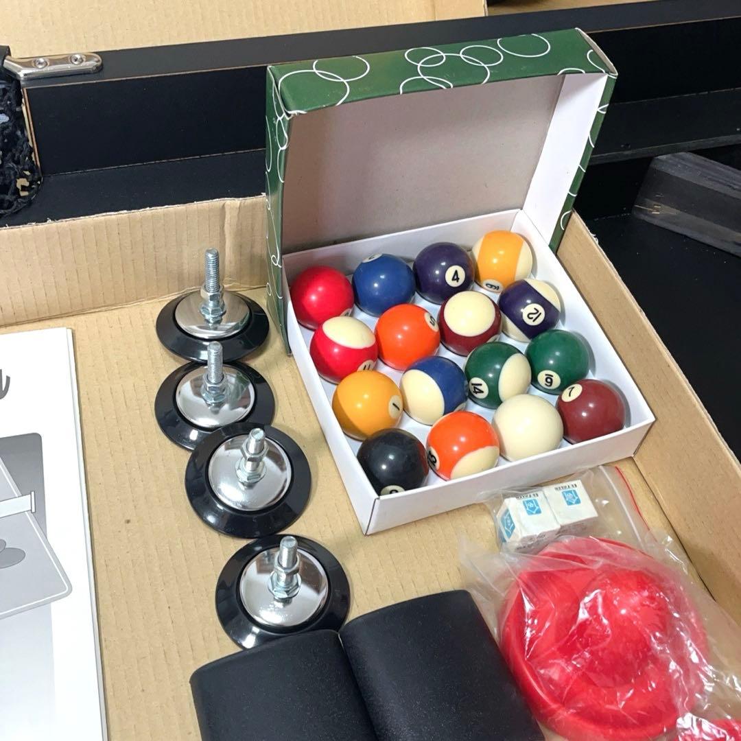 ４in１ マルチビリヤード台 卓球 ホッケー チェス パーティー向け
