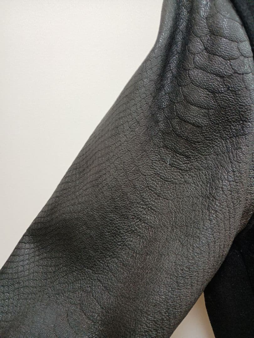 ユナイテッドアローズ monkey time スタジャン ブラック 羊革 希少M