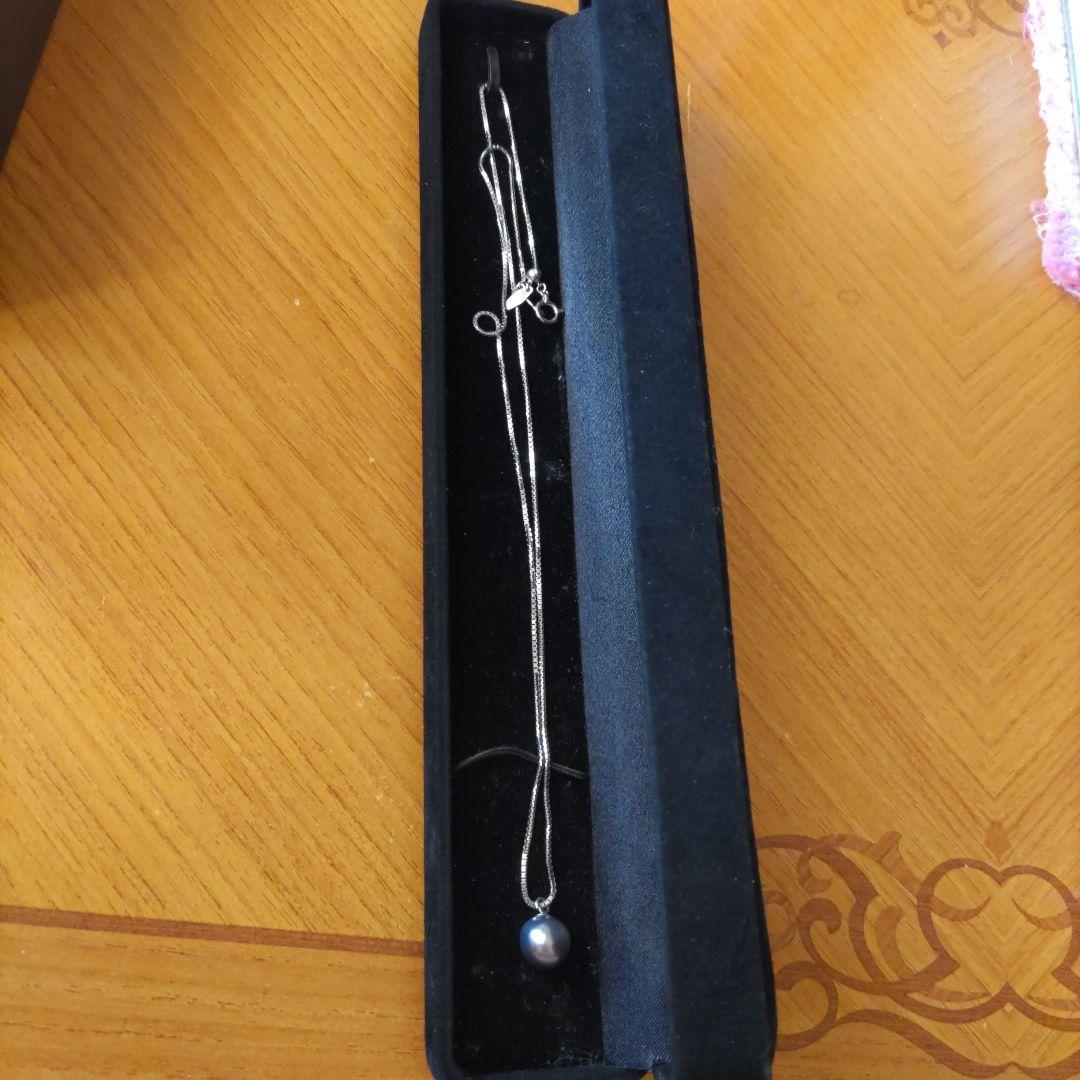最終値下げ　ブラックパール　ネックレス