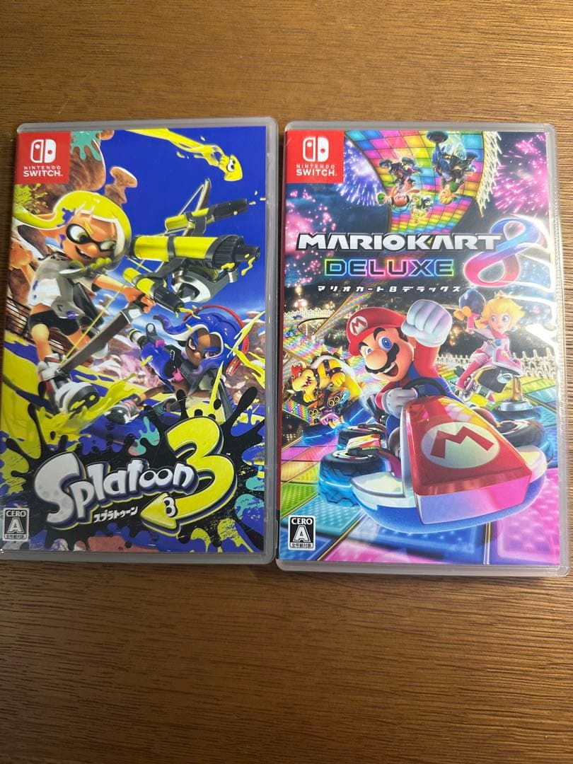 マリオカート8デラックス　Switch　スプラトゥーン3　スイッチソフト