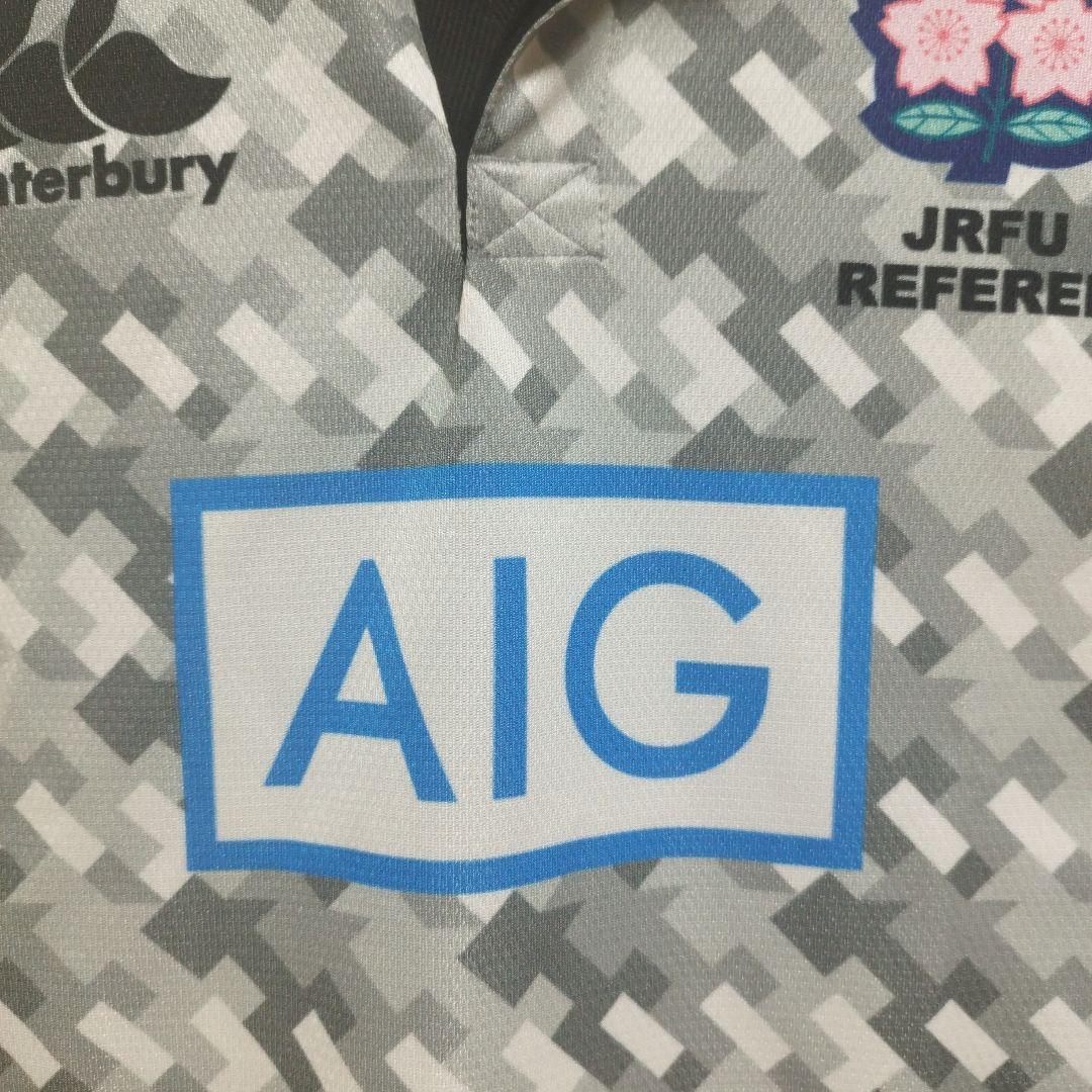 canterbury JRFU レフリー ラグビー AIG 審判員 Lサイズ