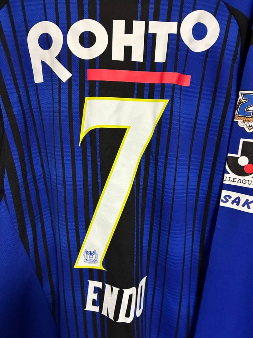 新品未使用　ガンバ大阪　遠藤保仁選手　直筆サイン入　ユニフォーム　M-Lサイズ