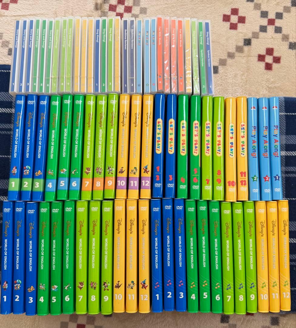 【中古特価】2018 DWE ディズニー英語 DVD、CD、BOOK