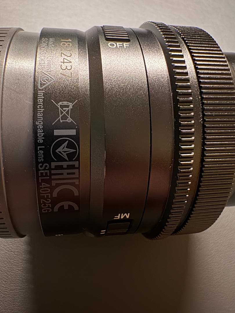 レンズ(単焦点) Sony FE 40mm F2.5 G sel40F25G