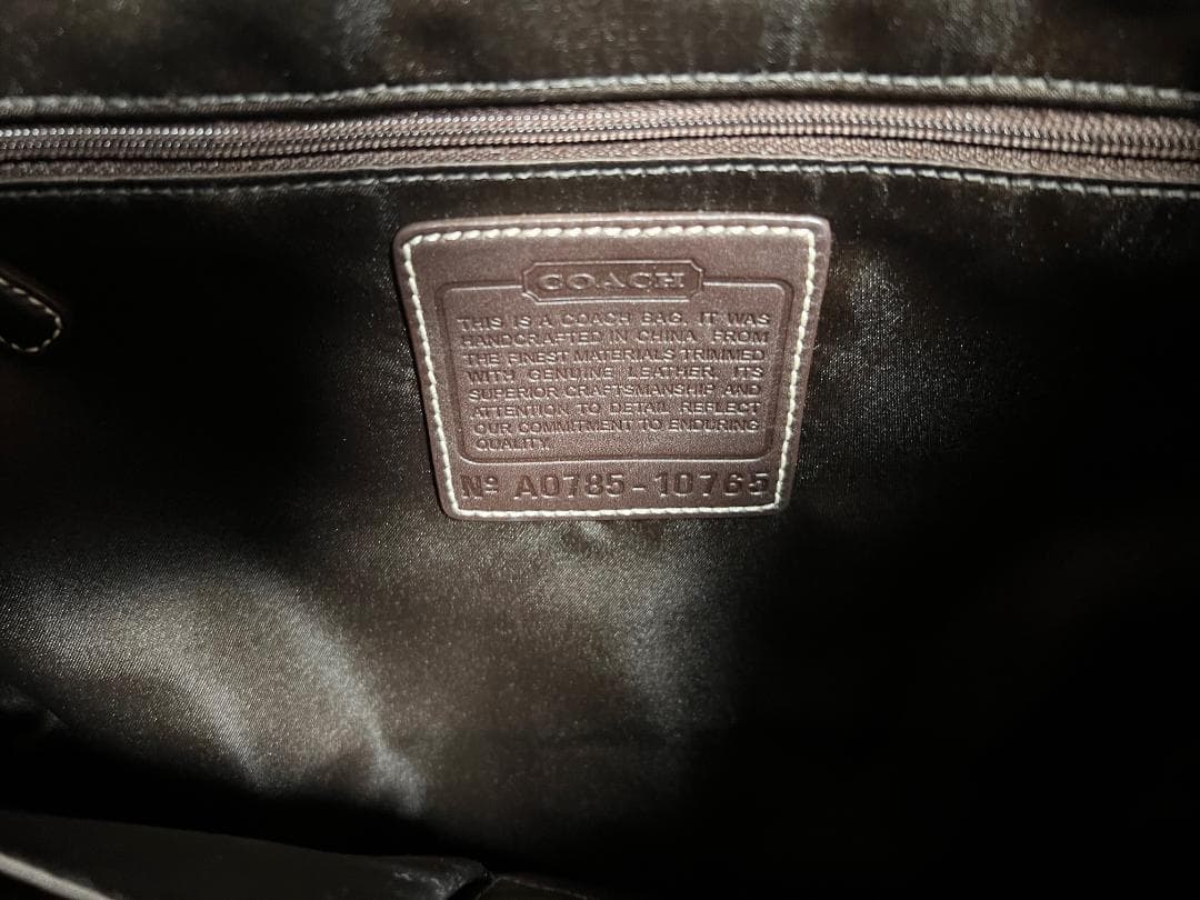 美品 COACH コーチ ワンショルダーバッグ A0785 10765