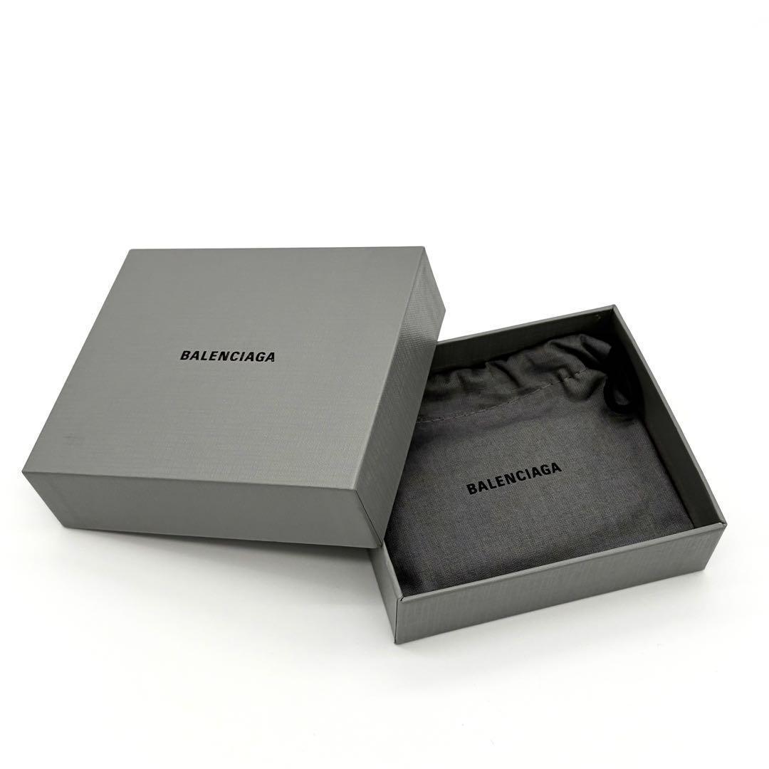 バレンシアガ マネークリップ お札入れ カーフ 黒 ブラック 箱 袋付き1857