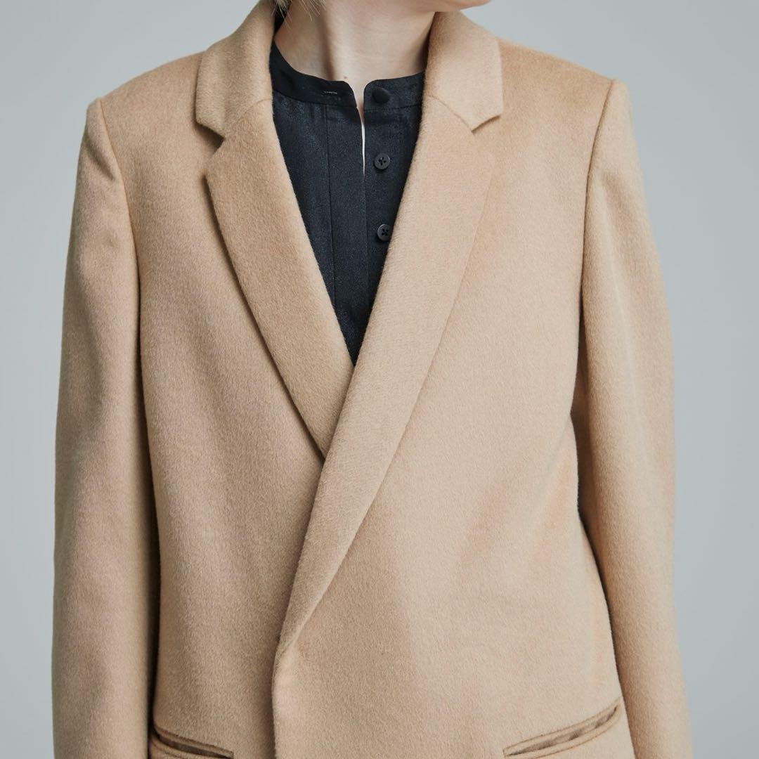 ノイズメーカー　カシミヤロングチェスターコート　38