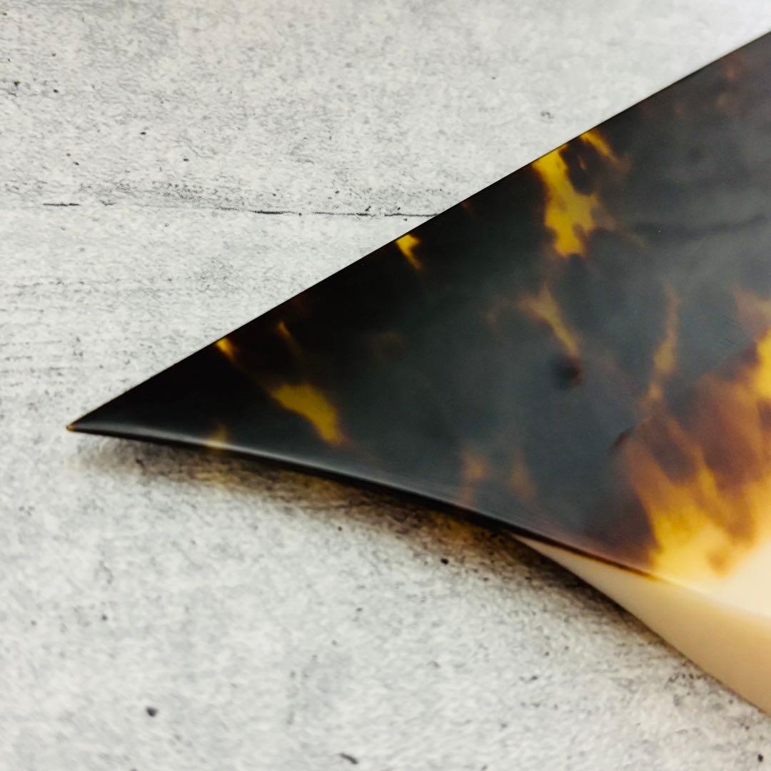 鼈甲バチ 津軽 ケース カケなし 開き12.5cm 持ち手2.9cm 一本甲