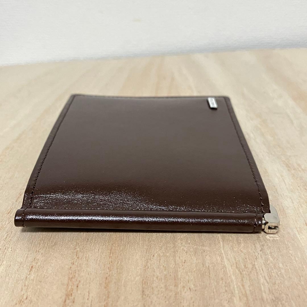 未使用 箱付 PORTER シーン マネークリップ 茶