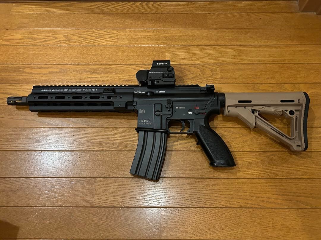 HK 416 D 次世代電動ガン ストック、ダットサイトドルフロmod仕様