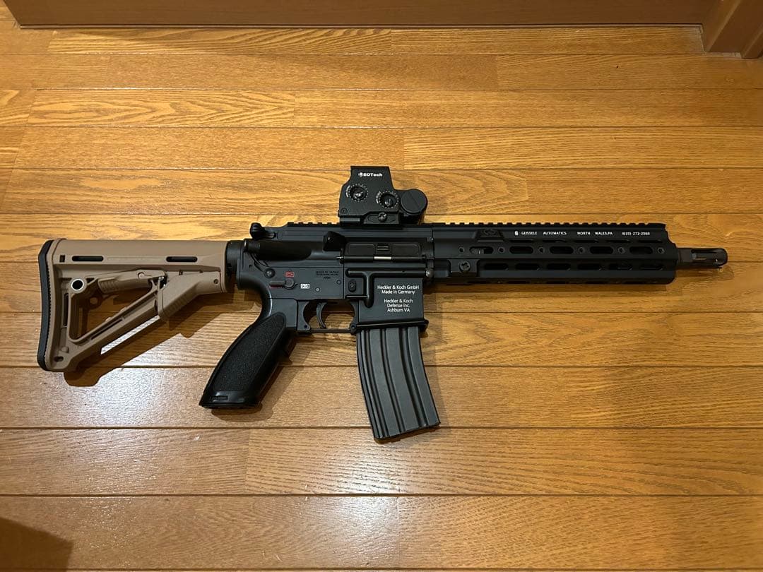 HK 416 D 次世代電動ガン ストック、ダットサイトドルフロmod仕様