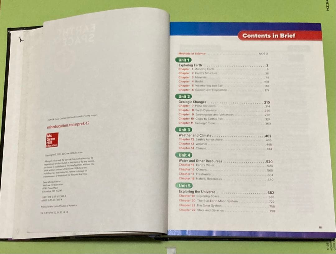 洋書 EARTH&SPACE ISCIENCE