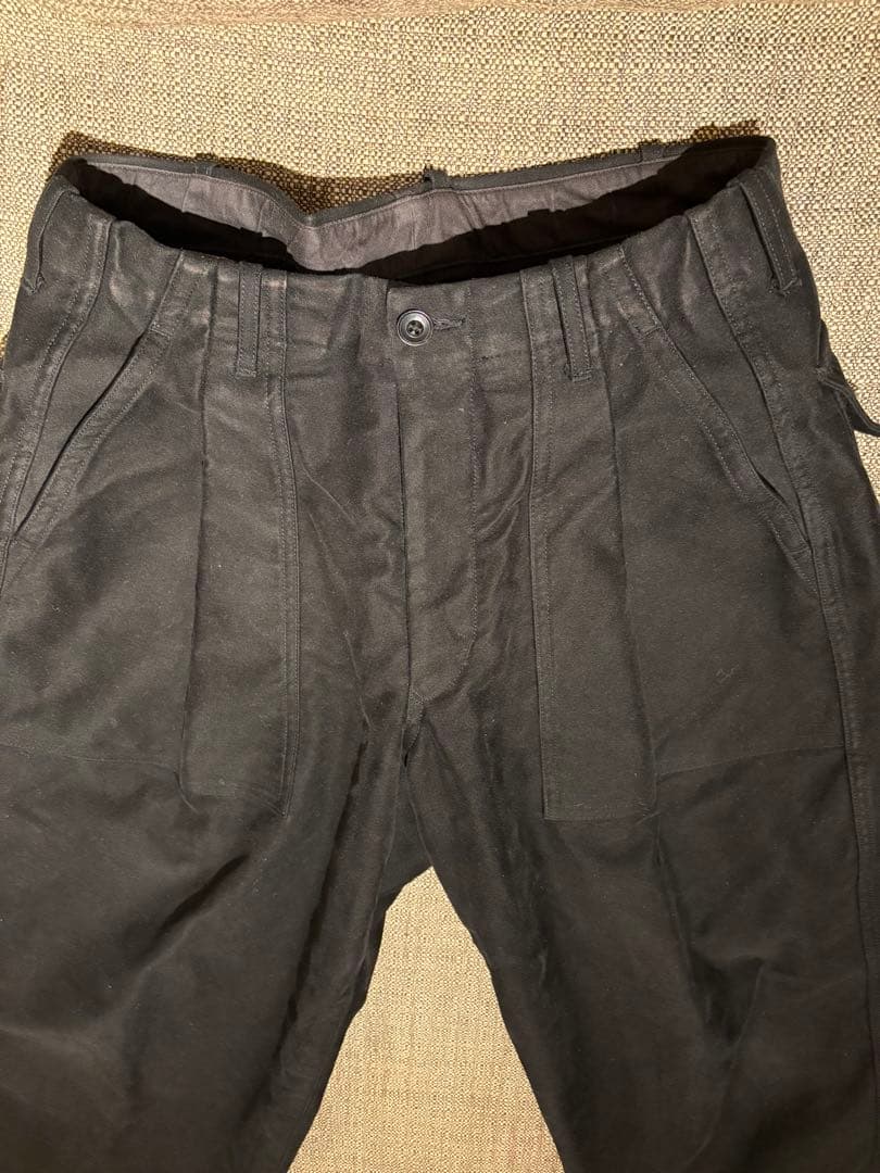 haversack モールスキンノーカラージャケット　ワイドパンツ　セットアップ